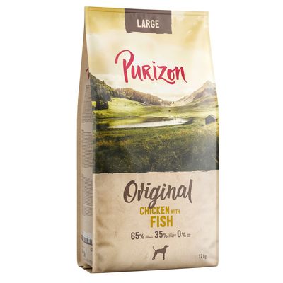 Purizon kurczak, ryba adult duże rasy 12 kg × 2