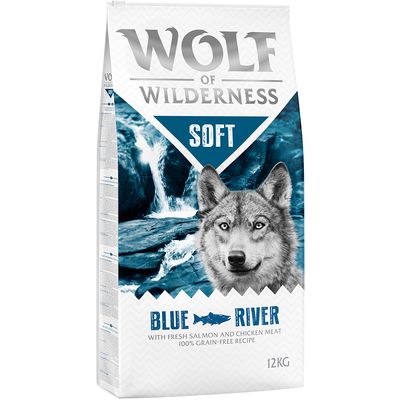 Wolf of Wilderness Soft łosoś 12 kg