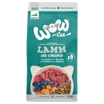 WOW Cat jagnięcina senior 2 kg