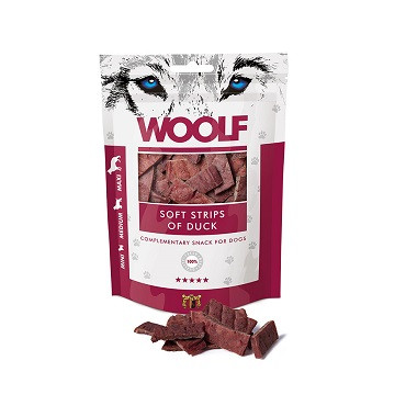 Woolf Soft Strips kaczka 100 g