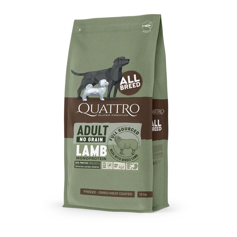 Quattro jagnięcina adult 12 kg