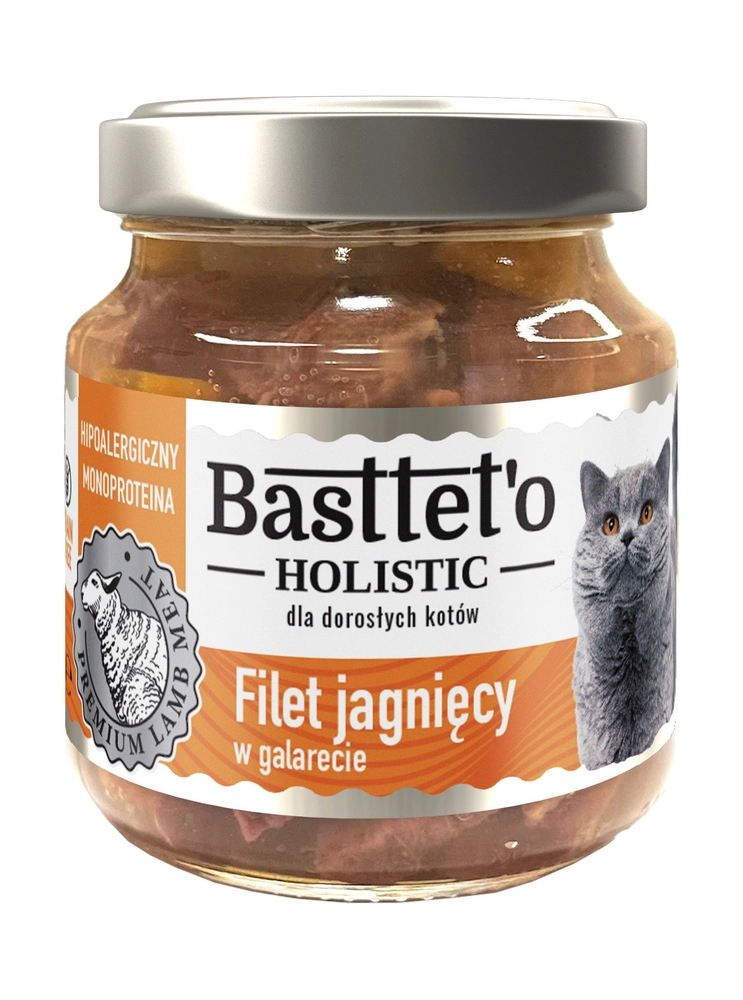 Basttet'o Holistic jagnięcina w galaretce adult 130 g