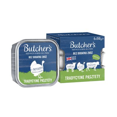 Butcher's Original indyk, jagnięcina, wołowina adult 150 g × 24