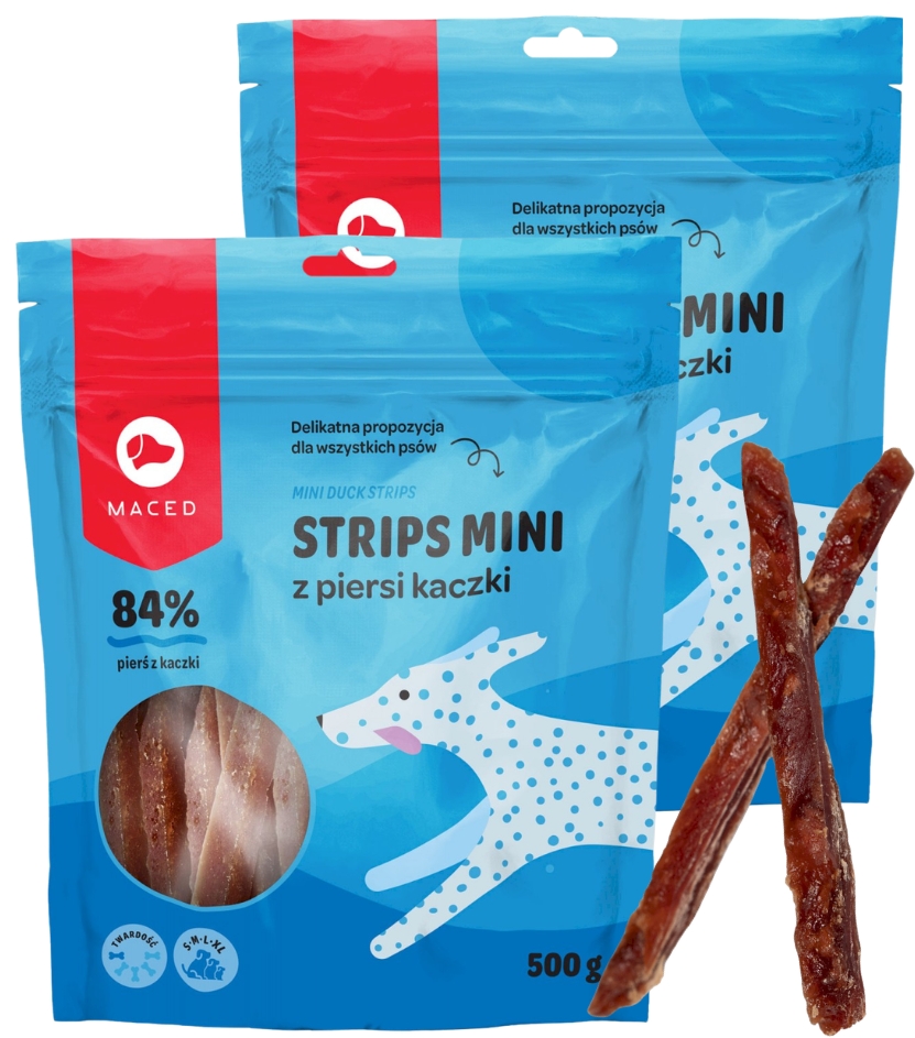 Maced Strips kaczka małe rasy 500 g × 2