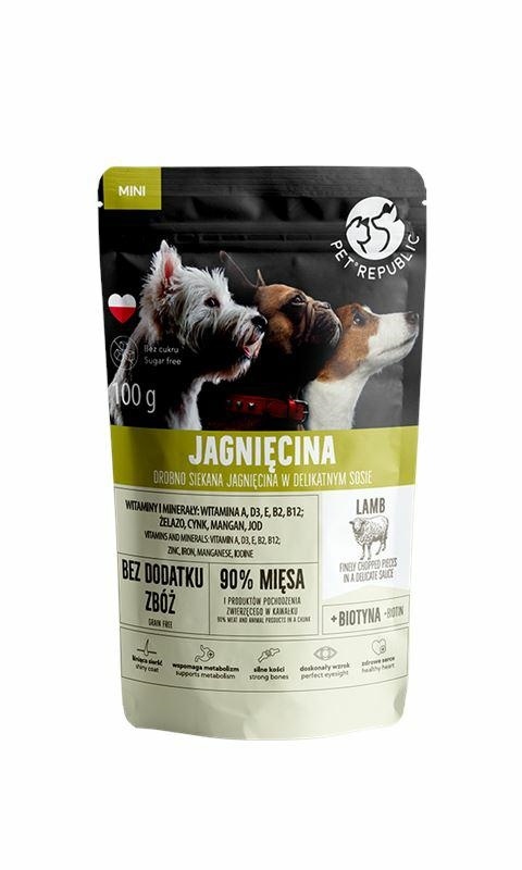 Pet Republic Mini jagnięcina adult małe rasy 100 g