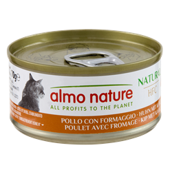 Almo Nature Hfc Natural kurczak, ser w bulionie 70 g