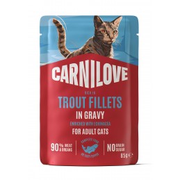 Carnilove pstrąg w sosie adult 85 g
