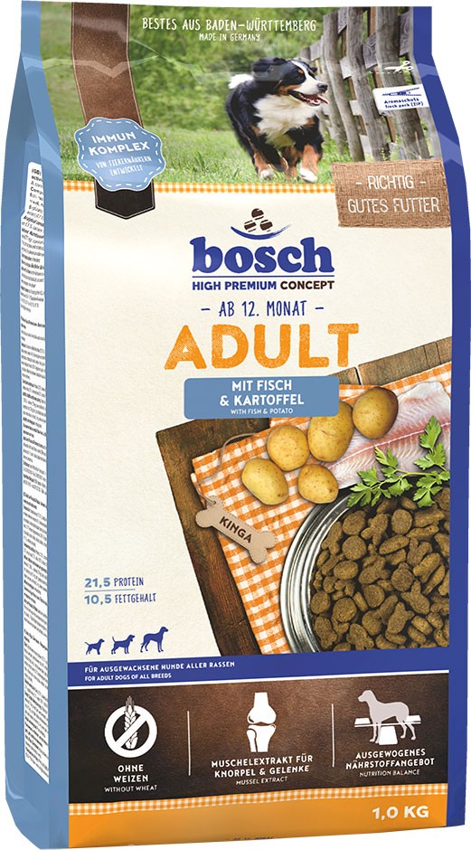 Bosch Adult ryba, ziemniaki 1 kg