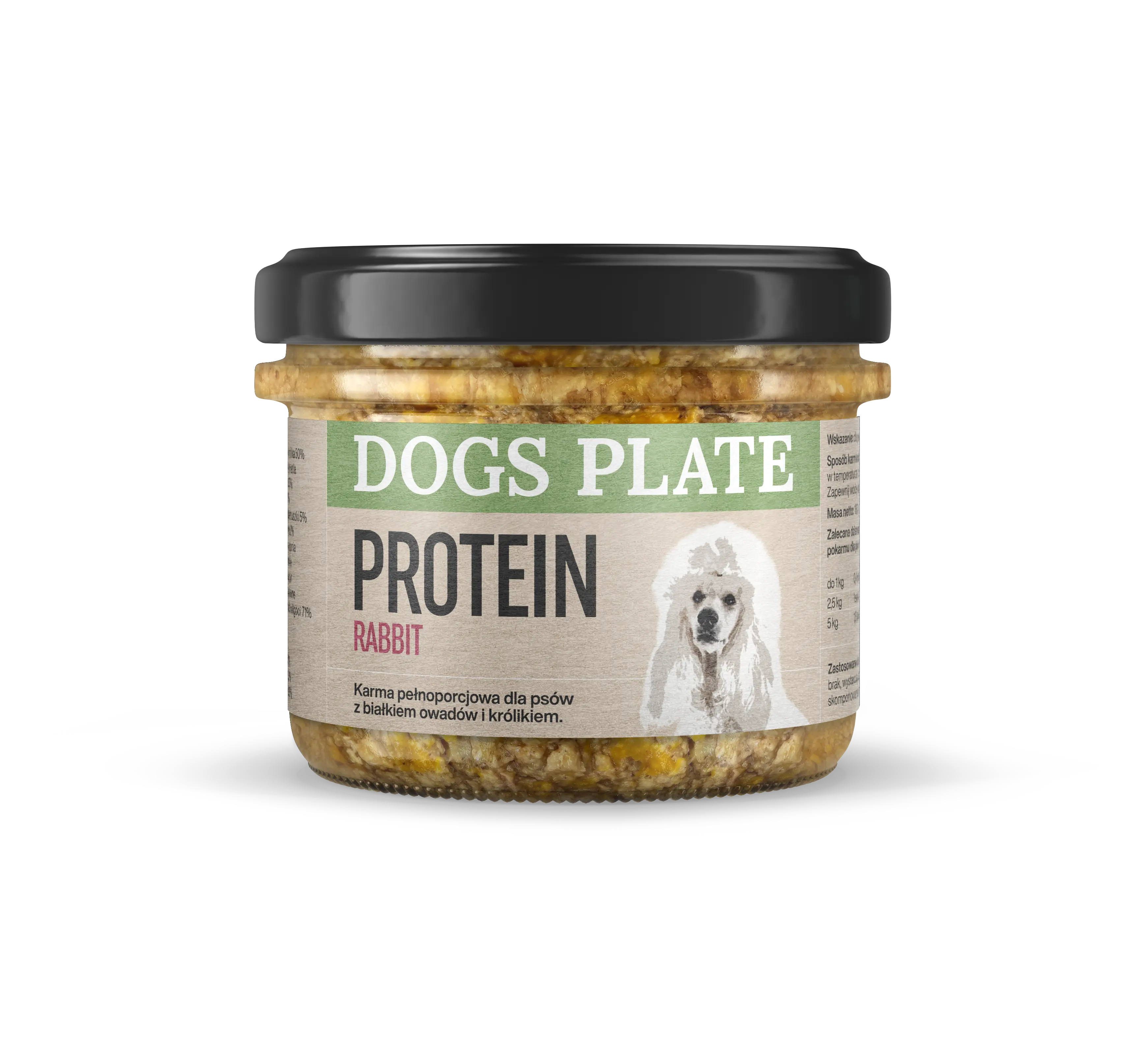 Dogs Plate Protein królik, owady 180 g