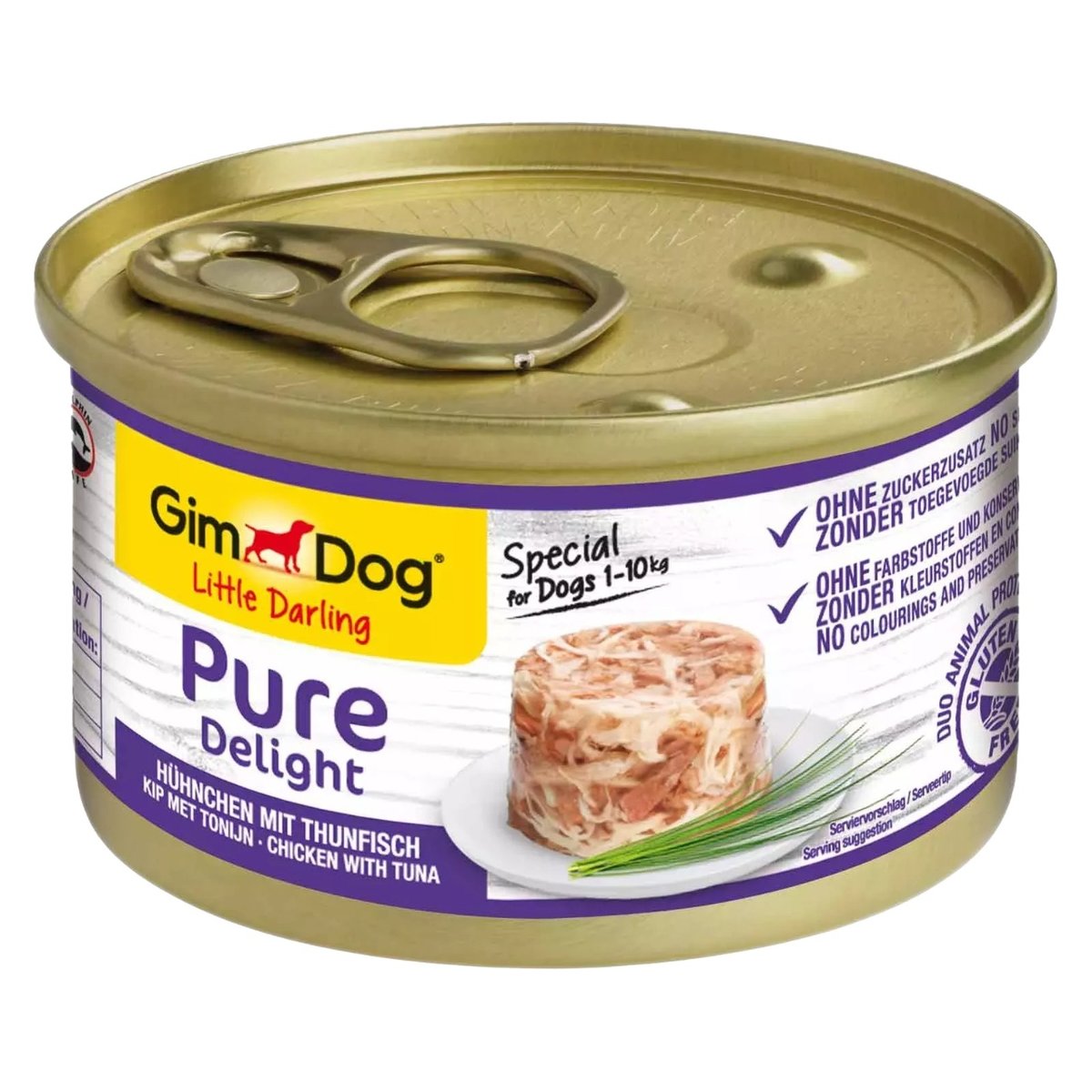 GimDog Little Darling Pure Delight kurczak, tuńczyk adult 85 g