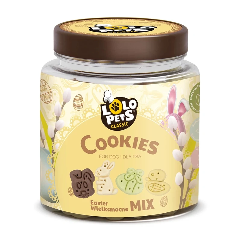 Lolo Pets ciastka wielkanocne mix w słoiku 230 g