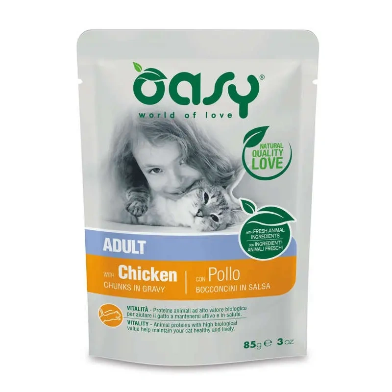 Oasy Lifestage kurczak w galaretce adult 85 g