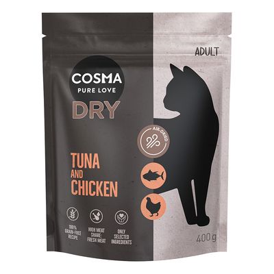 Cosma Pure Love Dry Indoor kurczak, tuńczyk adult 400 g
