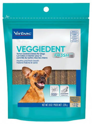Virbac VeggieDent Fresh adult małe rasy 8 g × 15