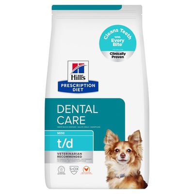 Hill's T/d Dental Care kurczak adult małe rasy 3 kg × 2