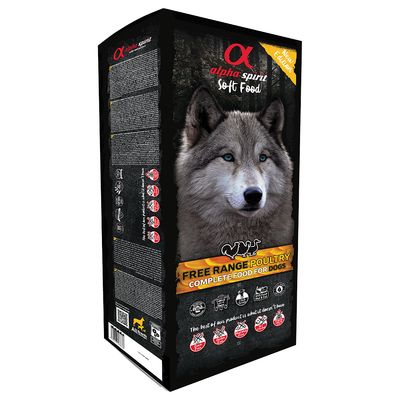 Primal Spirit Semi-Moist Complete Free Range drób 9 kg × 2