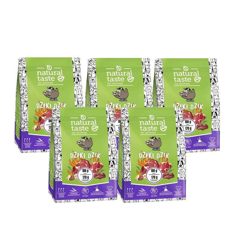 Natural Taste dziczyzna 1 kg × 5