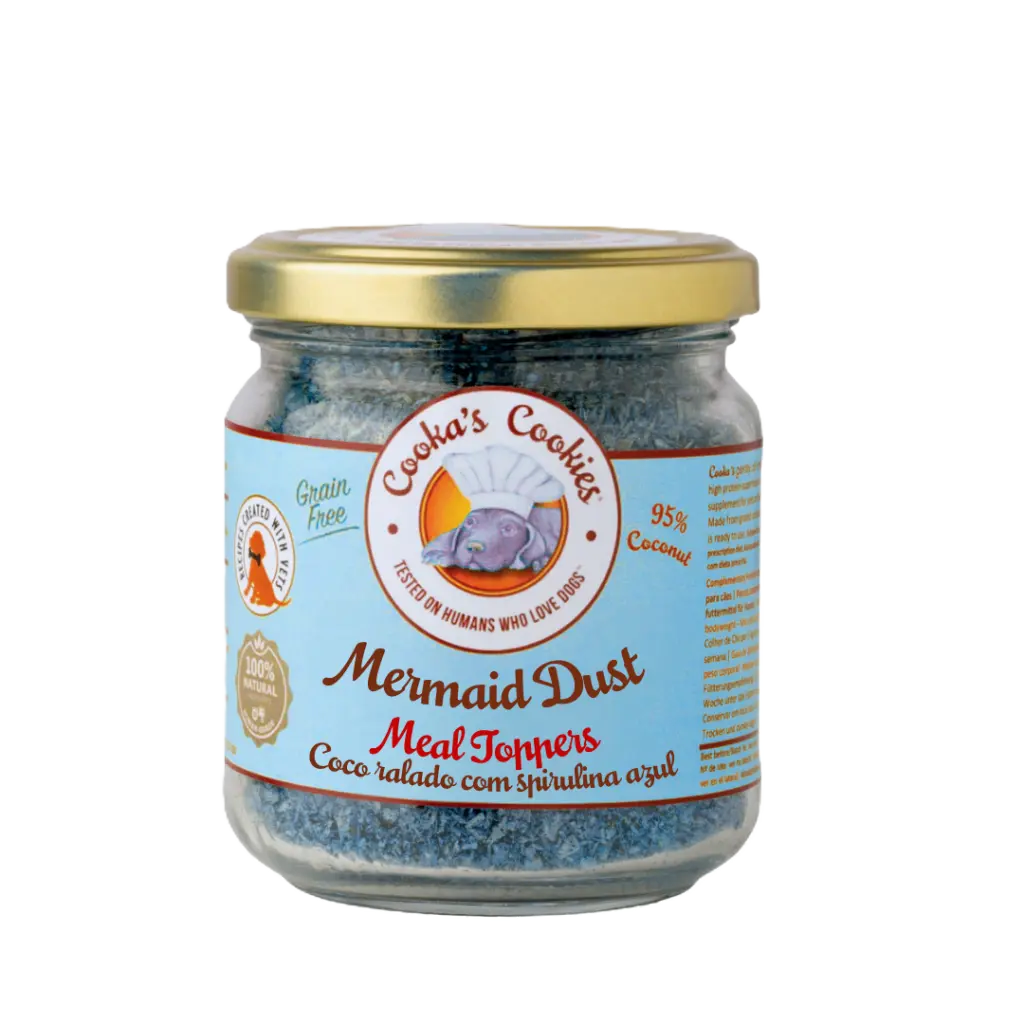 Cooka's Cookies Mermaid Dust kokos, spirulina 65 g