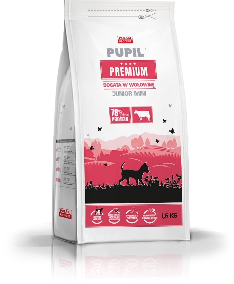 Pupil Premium wołowina junior małe rasy 1,6 kg