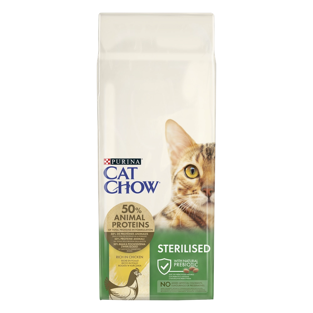 Purina Cat Chow Sterilised kurczak adult 15 kg