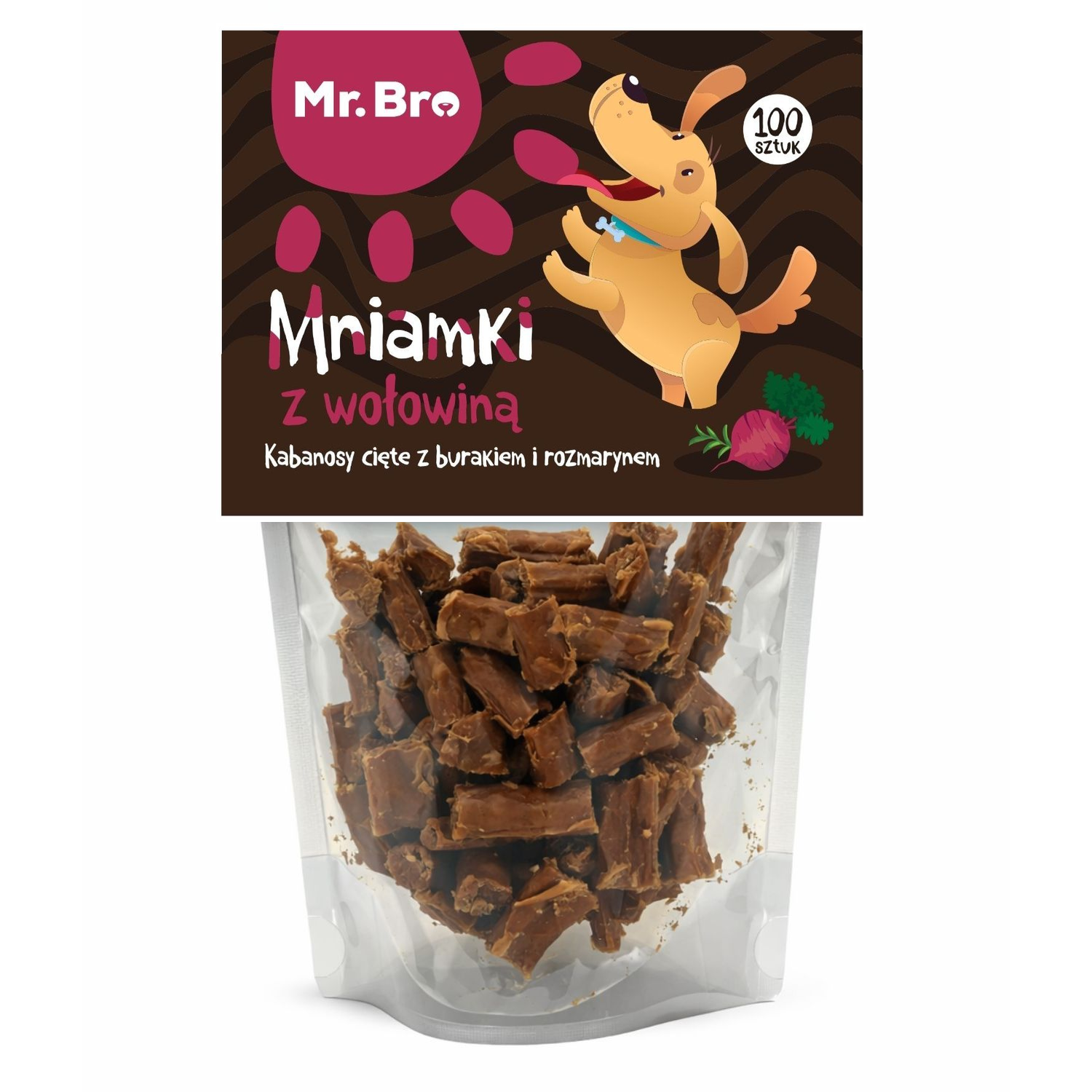 Mr. Bro Mniamki wołowina 80 g