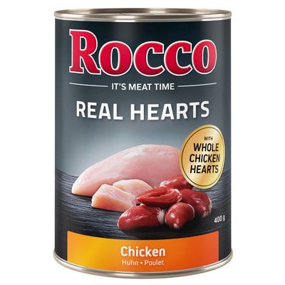 Rocco Real Hearts kurczak adult 400 g × 24