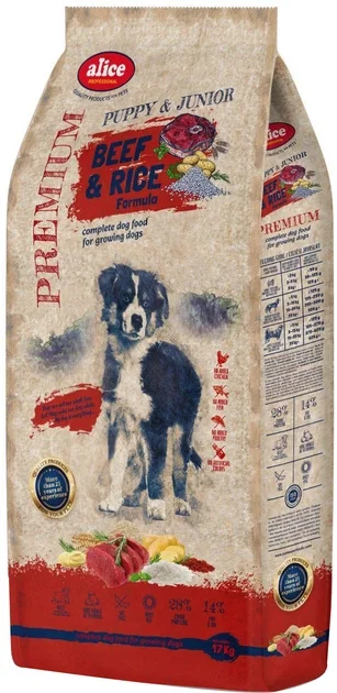 Alice Professional wołowina puppy 17 kg
