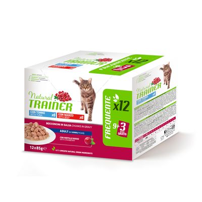 Trainer Natural mix smaków w sosie adult 85 g × 12
