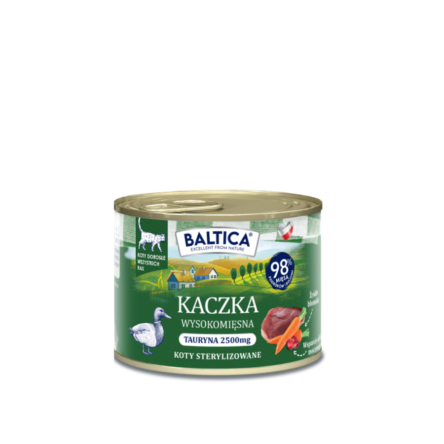 Baltica Smaki Regionów Sterilised kaczka pasztet adult 185 g