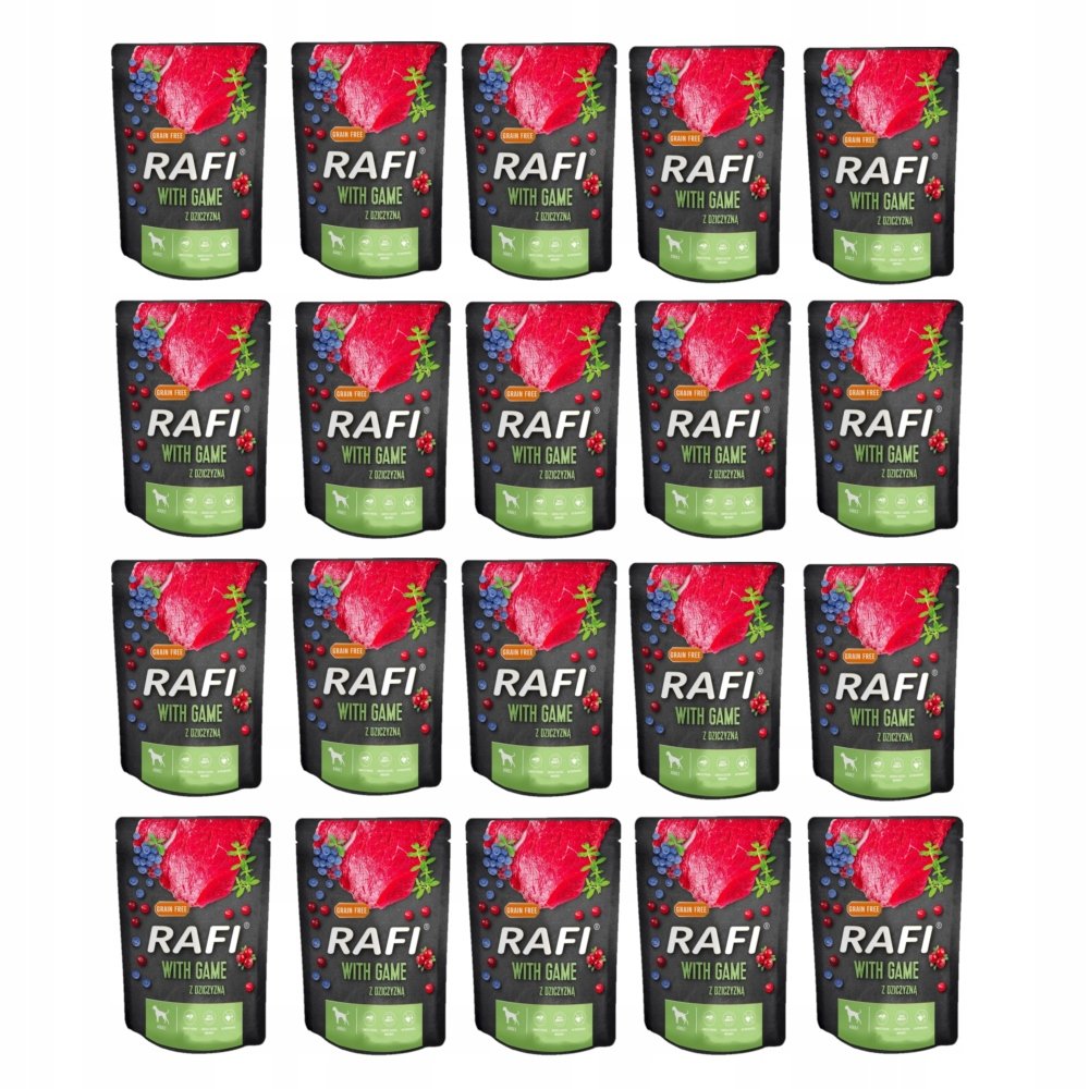 Rafi Rafi dziczyzna 300 g × 20