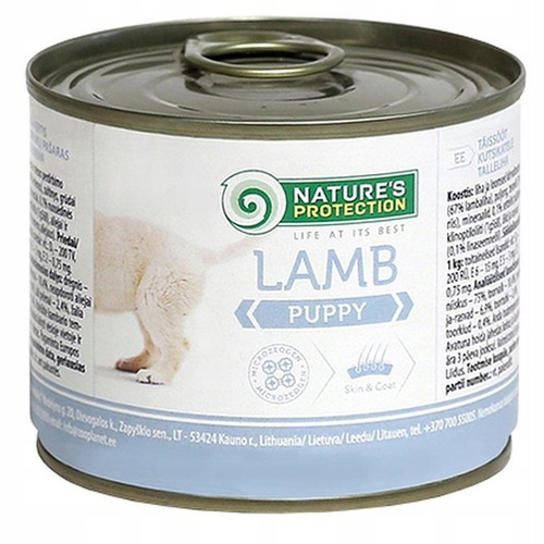Nature's Protection jagnięcina puppy 200 g
