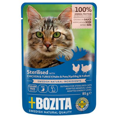 Bozita Sterilised drób w sosie adult 85 g × 12