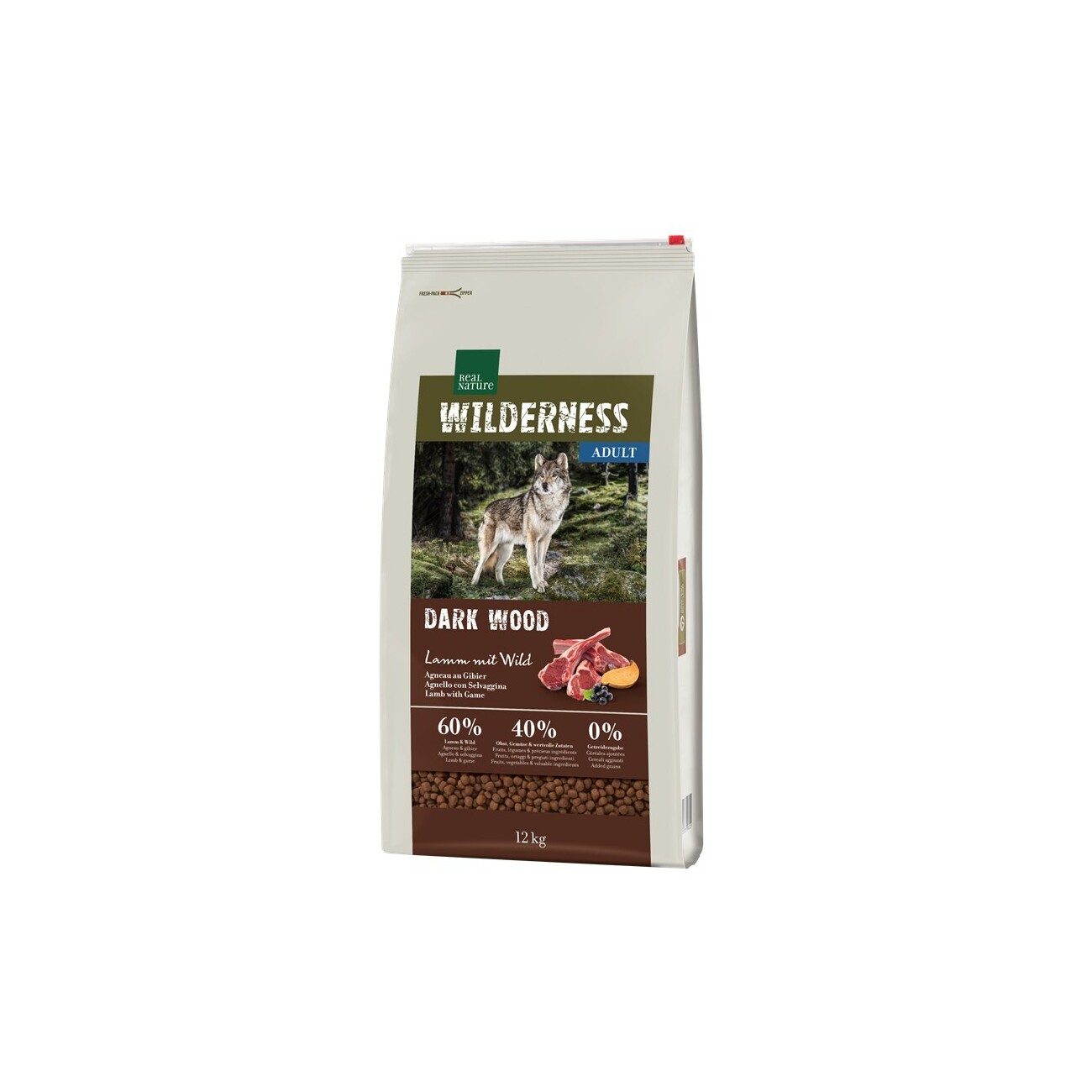 REAL NATURE Wilderness dziczyzna, jagnięcina adult 12 kg