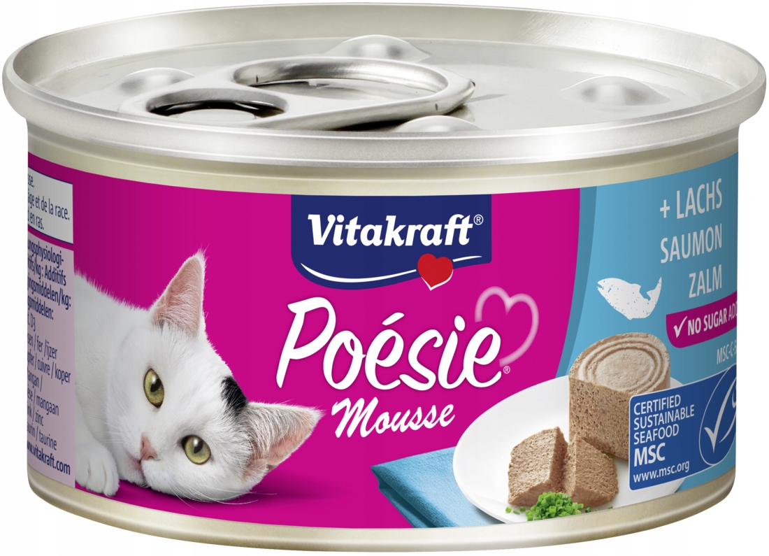 Vitakraft Poesie łosoś pasztet adult 85 g