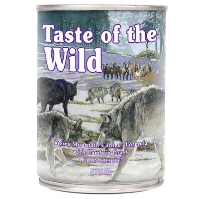 Taste of the Wild Sierra Mountain jagnięcina 390 g × 6