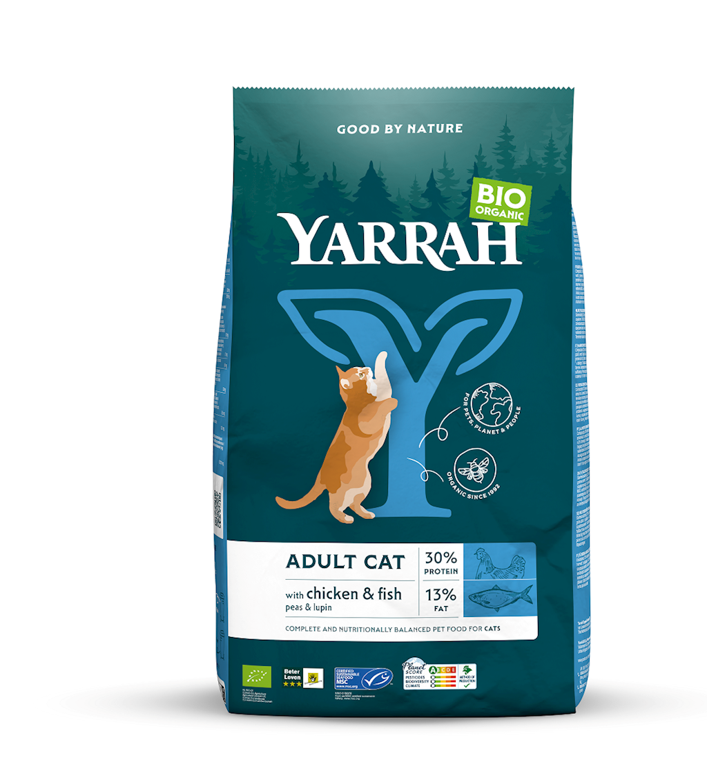 Yarrah Bio kurczak, ryba adult 800 g