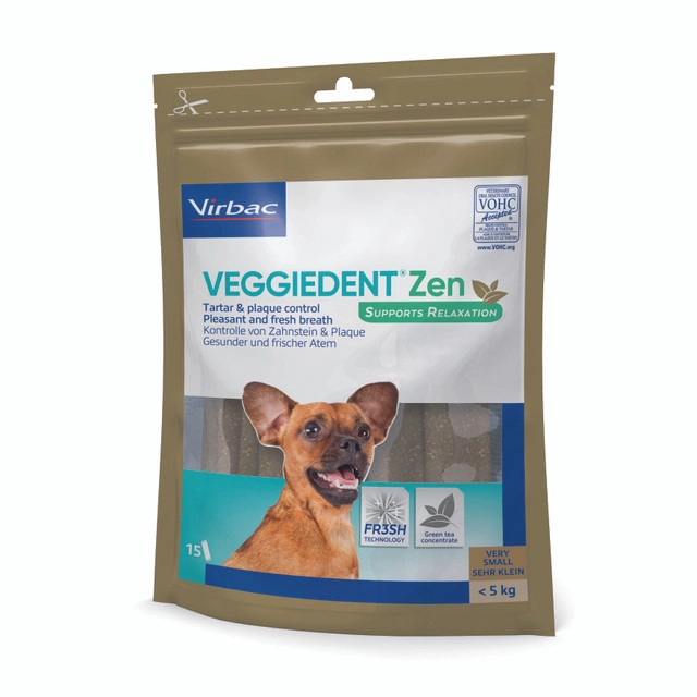 Virbac VeggieDent Zen małe rasy 8 g × 15