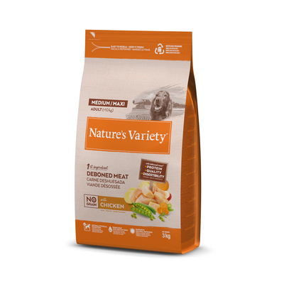 Nature's Variety No Grain kurczak adult średnie rasy, duże rasy 3 kg