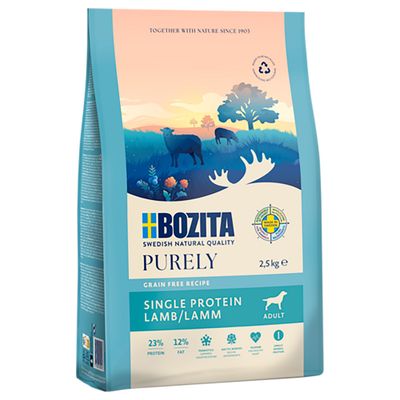 Bozita Purely jagnięcina adult 2.5 kg × 2