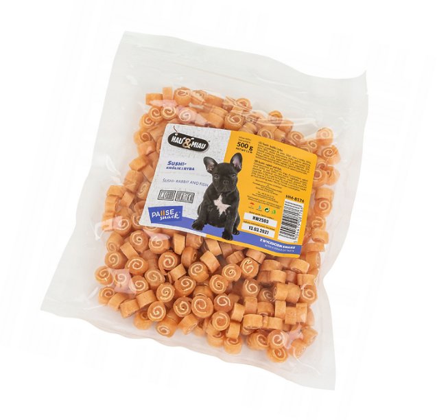 Hau&Miau Sushi królik, ryba 500 g
