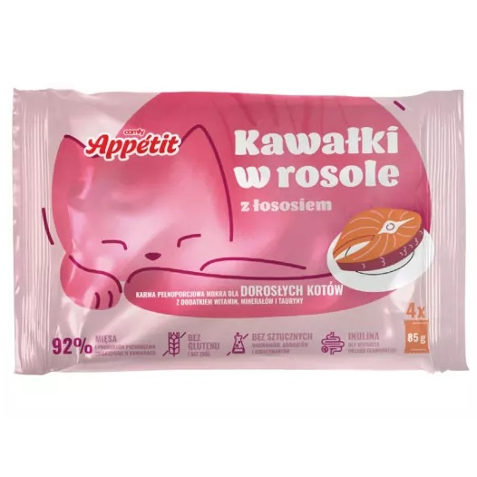 Comfy Appetit łosoś w bulionie adult 85 g × 4