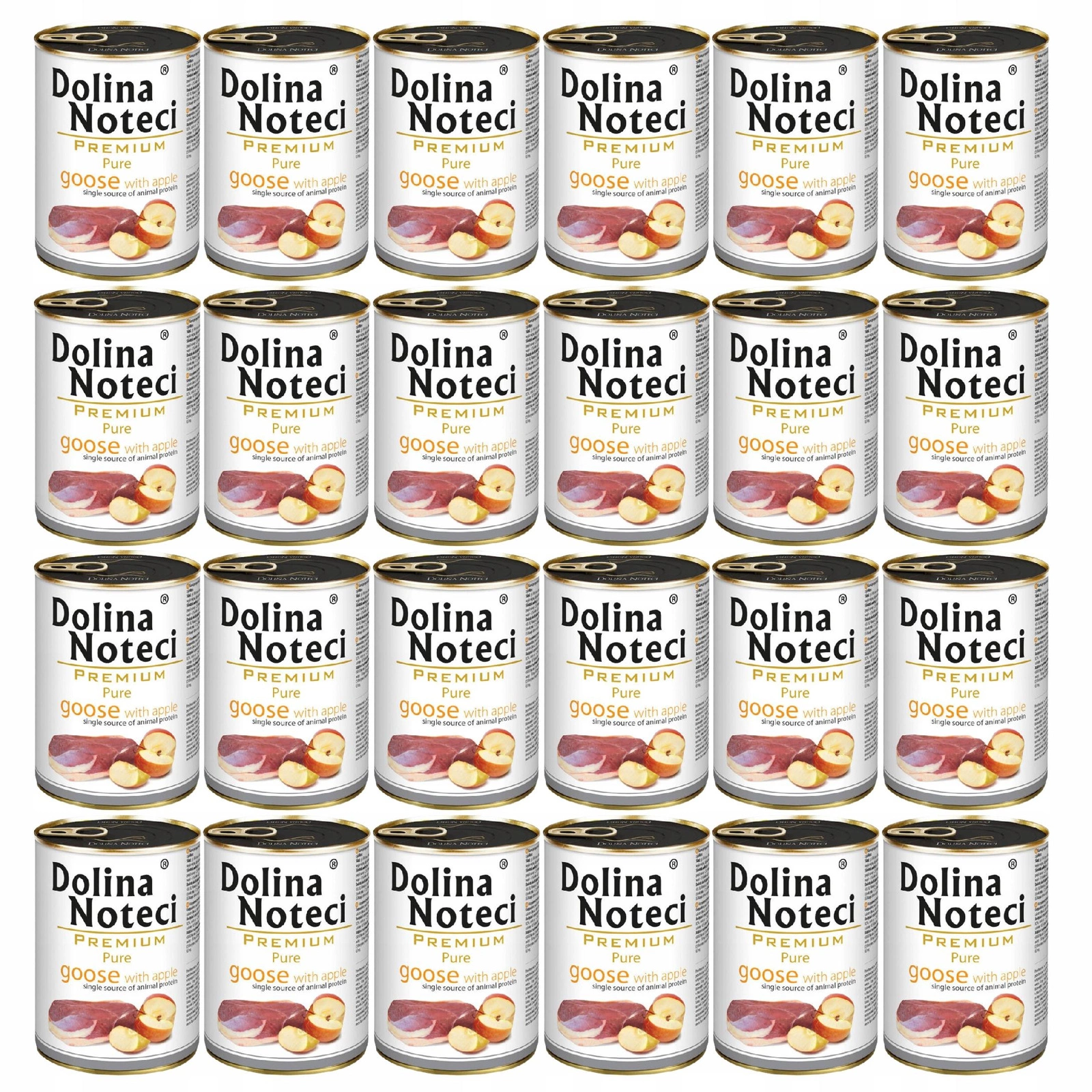 Dolina Noteci Premium Pure gęś z jabłkiem adult 400 g × 24