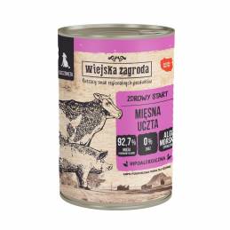 Wiejska Zagroda Mięsna Uczta indyk, wieprzowina, wołowina puppy 400 g