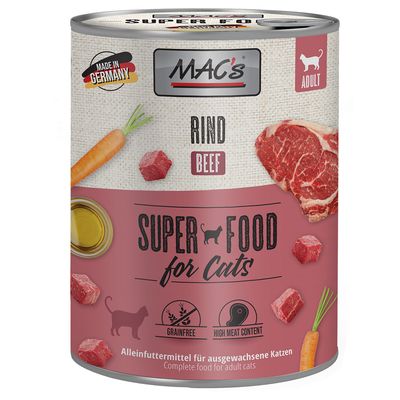 MAC's Cat Sensitive wołowina adult 800 g × 6