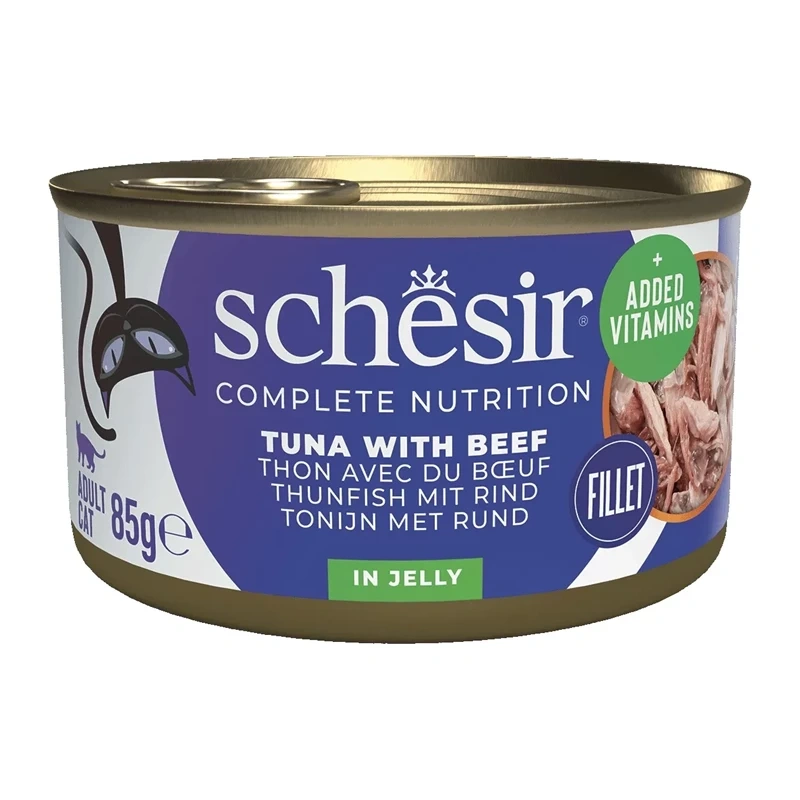Schesir C&B tuńczyk, wołowina w galaretce adult 85 g