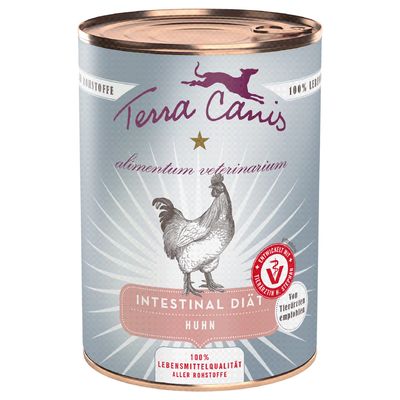 Terra Canis Alimentum Veterinarium Intestinal kurczak 400 g × 12