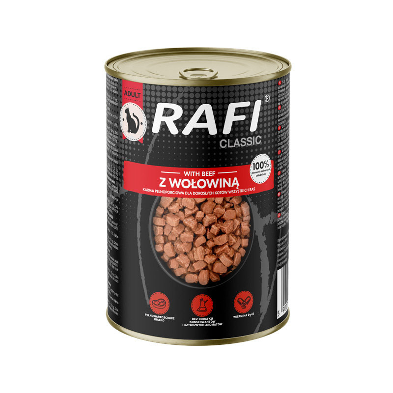 Rafi Classic wołowina w sosie adult 415 g