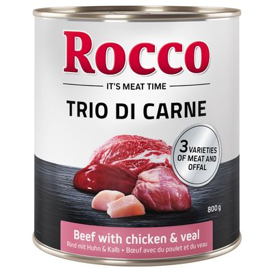 Rocco Classic cielęcina, kurczak, wołowina adult 800 g × 24