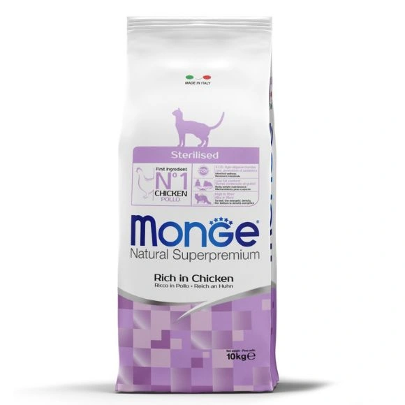 Monge Sterilised kurczak adult 10 kg