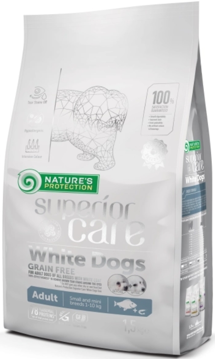 Nature's Protection Superior Care biała ryba adult małe rasy 1,5 kg
